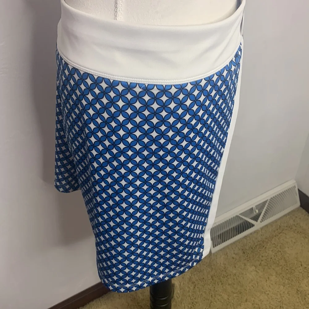 Callaway Golf NWT Blue Sea Star Pattern Golf Skort size Large - Picture 8 of 14